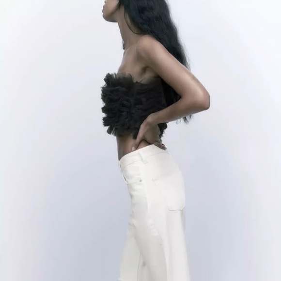 Tulle Bandeau Top | Zara - Picture 3 of 4